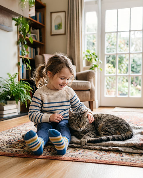 girl-with-a-cat